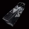 3PCs Portable Clear PVC Coolers Sleeves for Bottles Waterproof Ice Wine Bag with Handle Perfect for Travel and Gifting