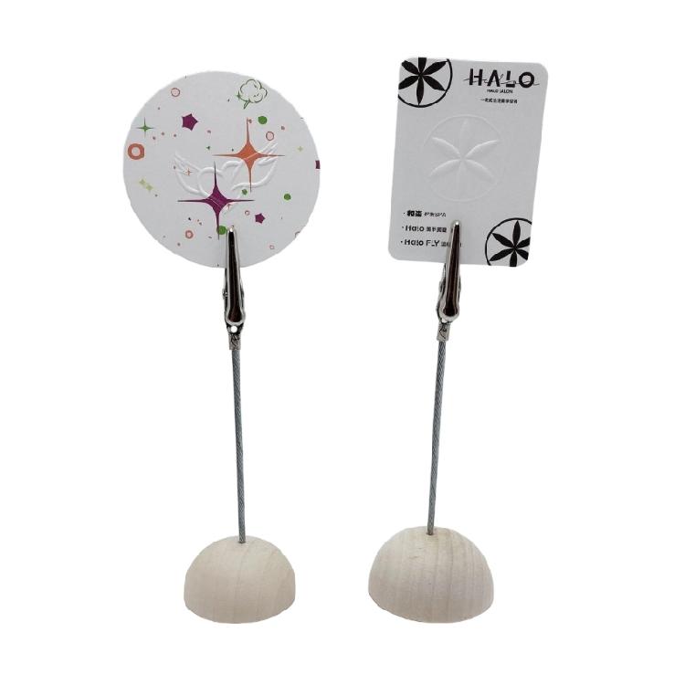 10 Pcs Photo Stand Place Card Holders Photo Holders Memo Clip Holders Picture Holders for Party Restaurants