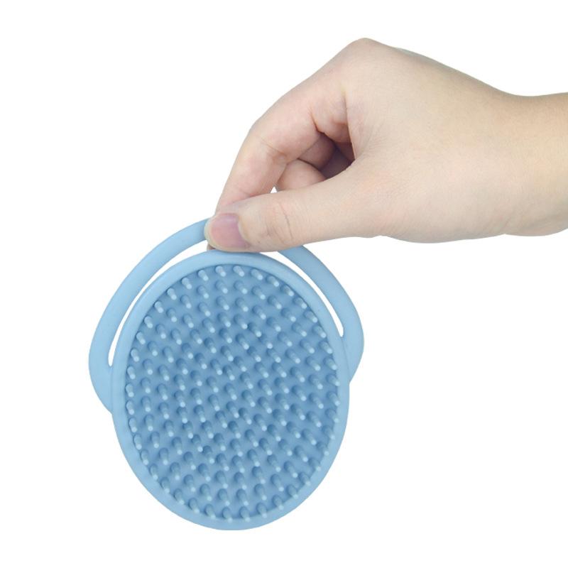 Silicone Shampoo Brush Scalp Cleansing Massage Hair Comb Meridian Massage Silicone Children's Shampoo Brush