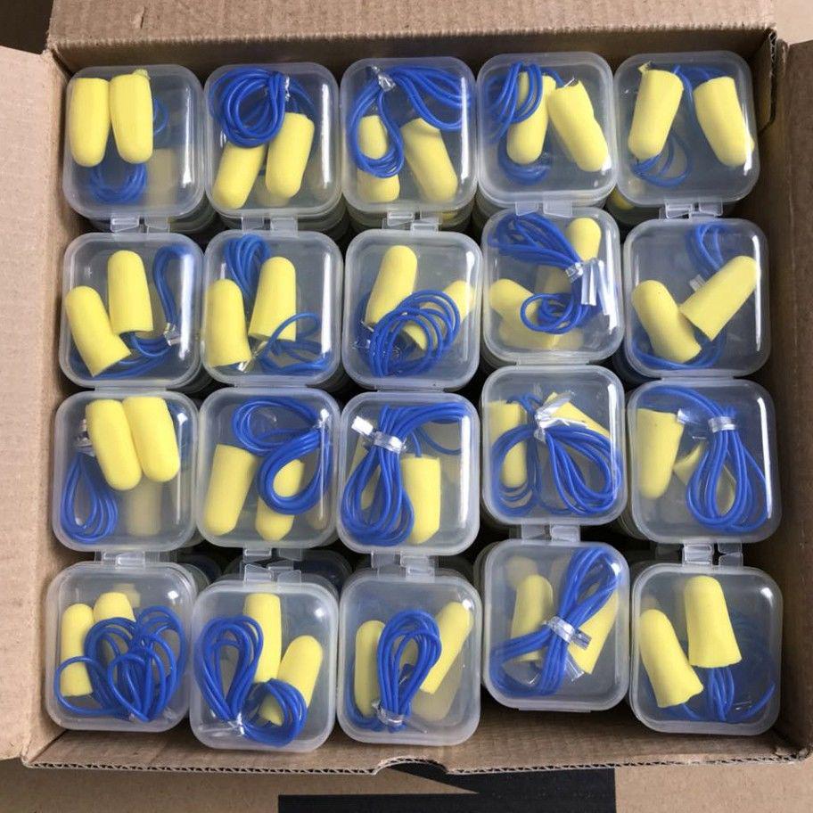 Silicone Sponge Earplugs (5 Pairs) for Noise Reduction and Isolation - Ideal for Work, Sleep, and Travel