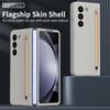 For Galaxy Z Fold6 5G Phone Case Skin-Touch Hard PC Shell with Stylus