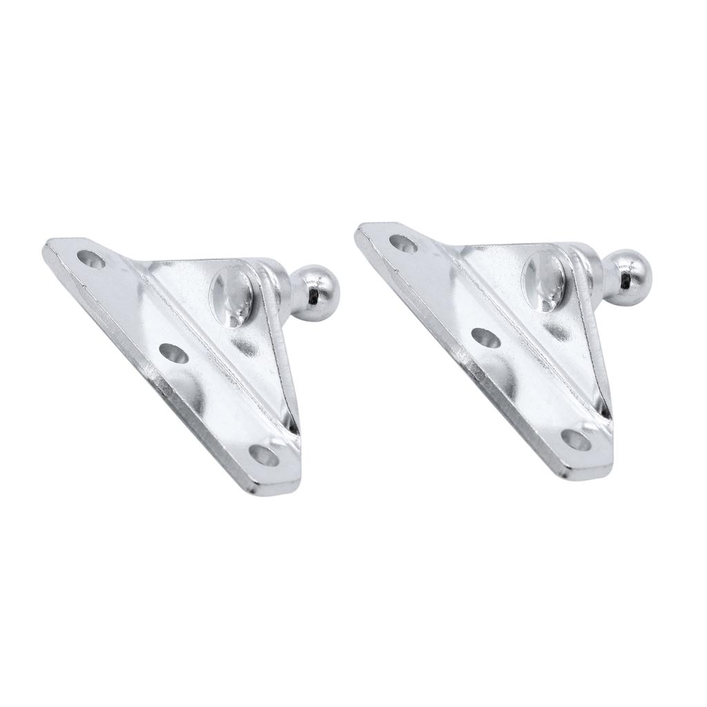 2 Stud Brackets Joint Brackets 10mm Gas Spring Socket Holders with Galvanized Steel Suitable for Home Shop Projects