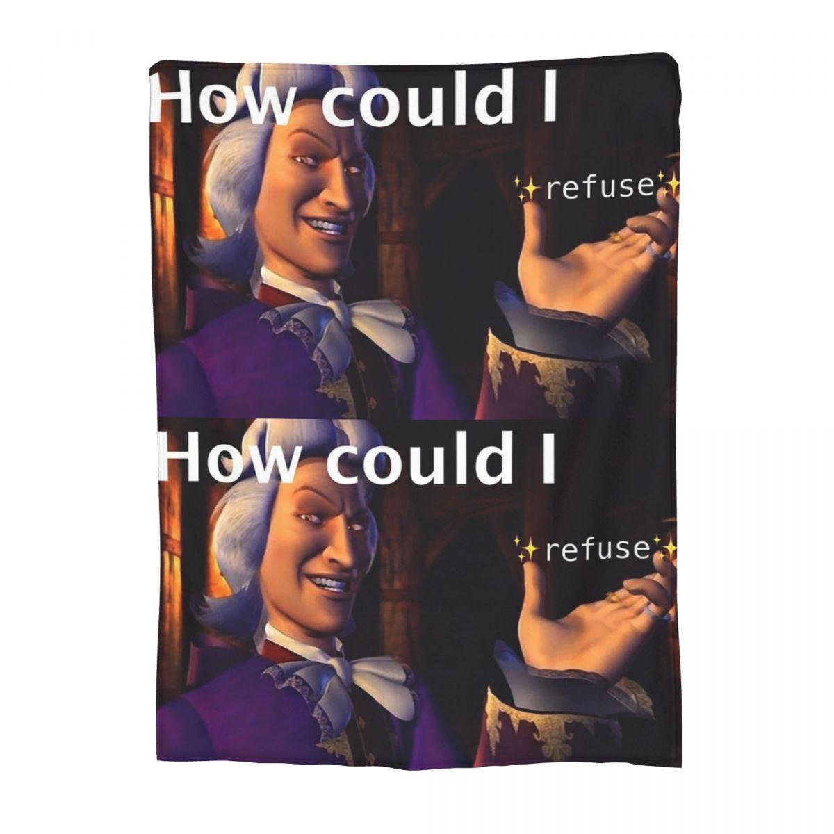 Preminger - How Could I Refuse Blanket Fleece Lightweight Sofa Throw Blankets For Home Bedroom Travel Throws Bedspread Quilt 30x40in