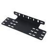 Carbon Steel Front Number Plate Bracket with Slotted Mounting Holes for Front-End License Plate and LED Light Bar