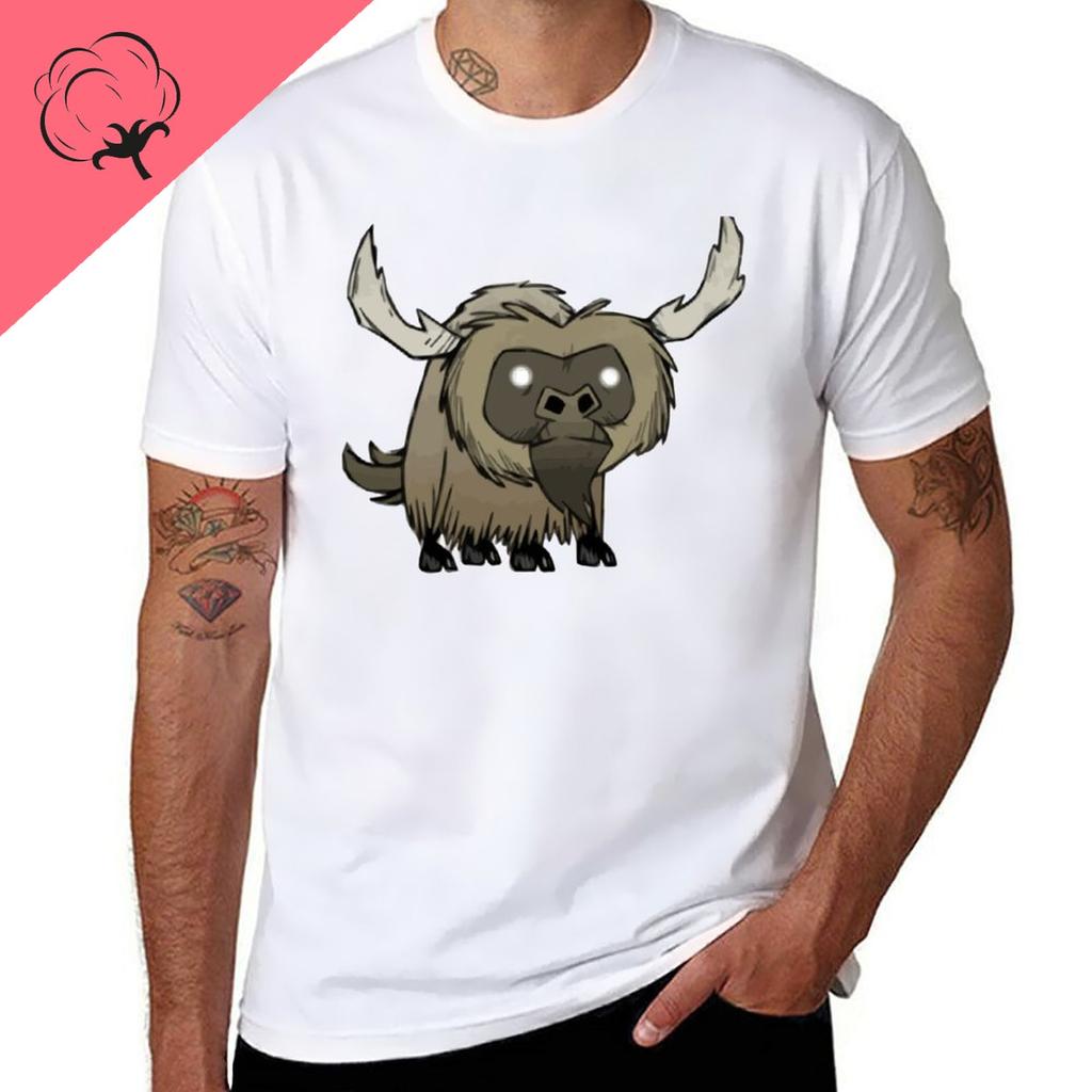 Dont Beefalo Mens Casual Beefalo Tshirt Everyday Comfortable Printed Top Summer Short Sleeve Crewneck Clothing
