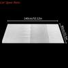 Y4UA 100pcs Vehicle Dustproof Covers Car Covers Transparent Car Chair Covers Plastic Car Protector 140x80cm