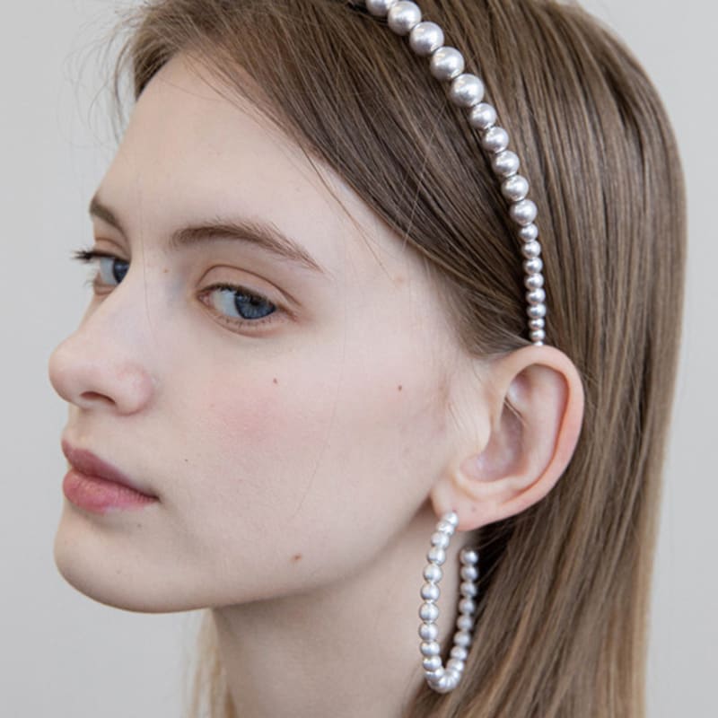 Jean Paul Clarisse Eshel Metal Ball Hairband JP-22-120HB