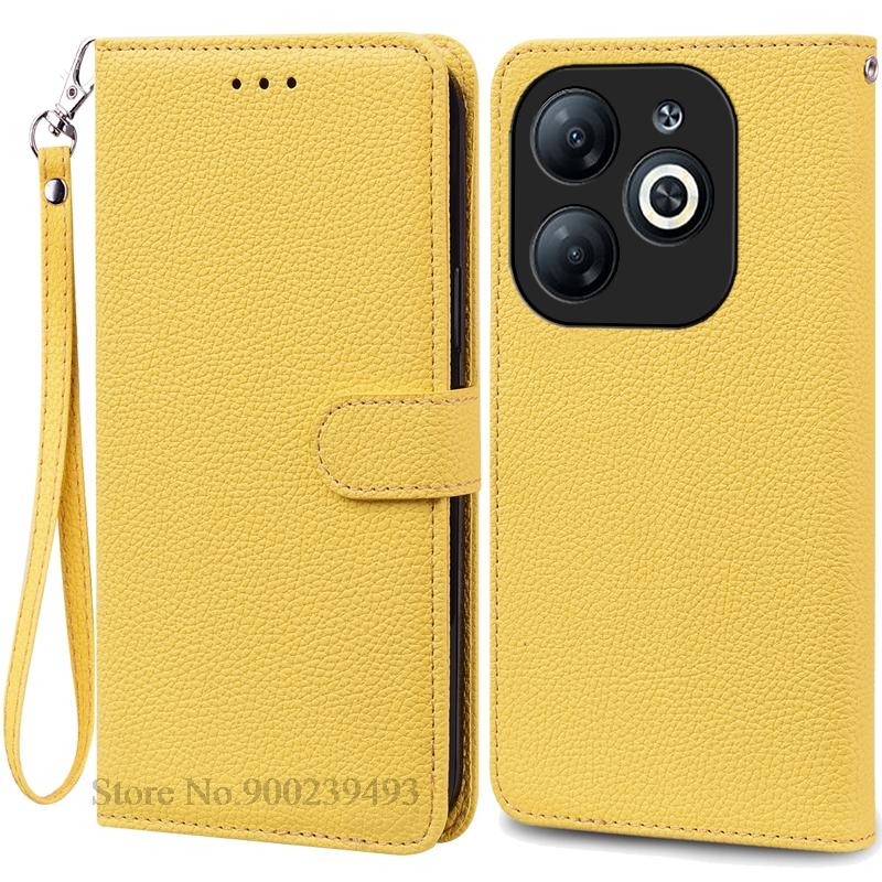 For Infinix Smart 8 / Smart 8 Pro Case Wallet Leather Flip Cover For Infinix Smart 8 Case 8 Plus X6525 X6525D X6525B Phone Cover