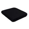 Gel Seat Cushion Thick Double Layer Ventilation Breathable Gel Cushion with Cloth Cover for Car Blue 42x37x6cm