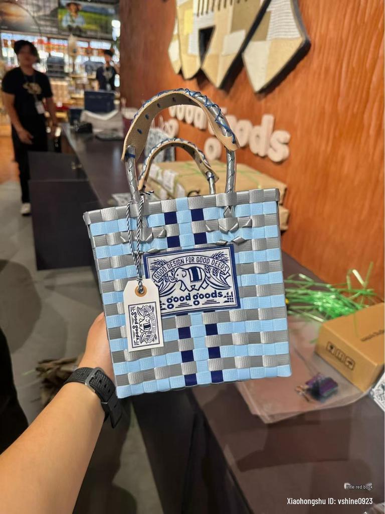 Elegante 2025 Thailändische Handgefertigte Geflochtene Körbe: Strandtasche