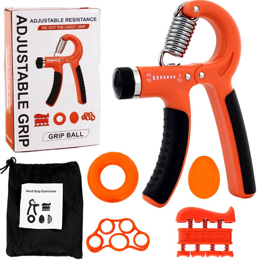 Professional Trainer Hand Gripper Set Crank Handle High Resistance Adjustable Grip Strengthener for Forearm Exercise Improves