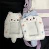 Photocard Plush Holder Binder Photocard Kpop Photo Albums Idol Cards Collect Book Id Cards Credential Holder Keychain For Bags