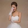 Seethrough Bowknot Mesh Gloves for Evening Party Short Gloves Bridal Gloves Wedding Accessory Handwear for Special Event