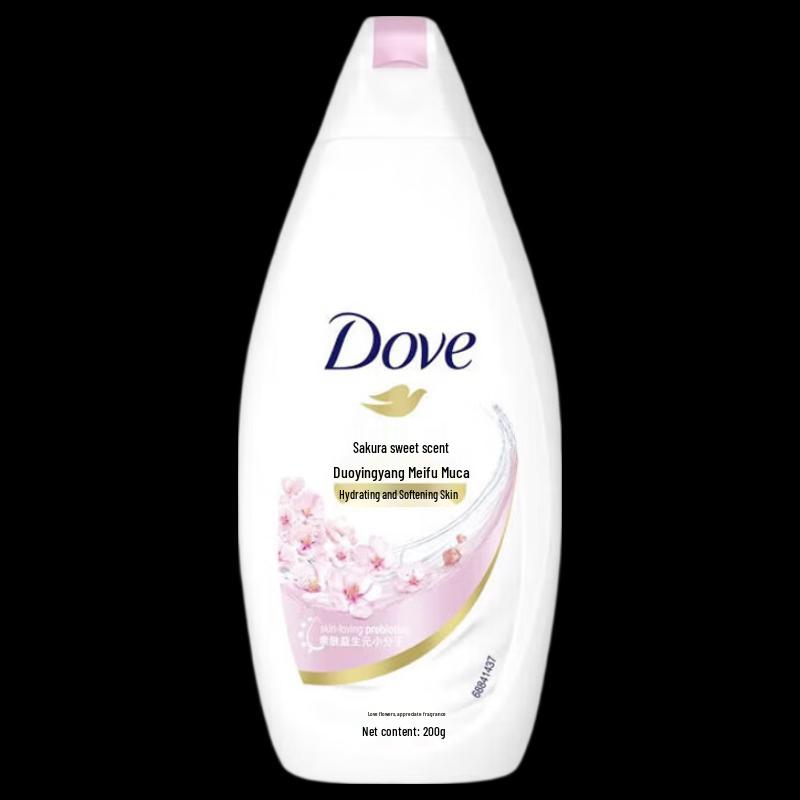 

Dove Молочко для душа Питательное Цветущая вишня