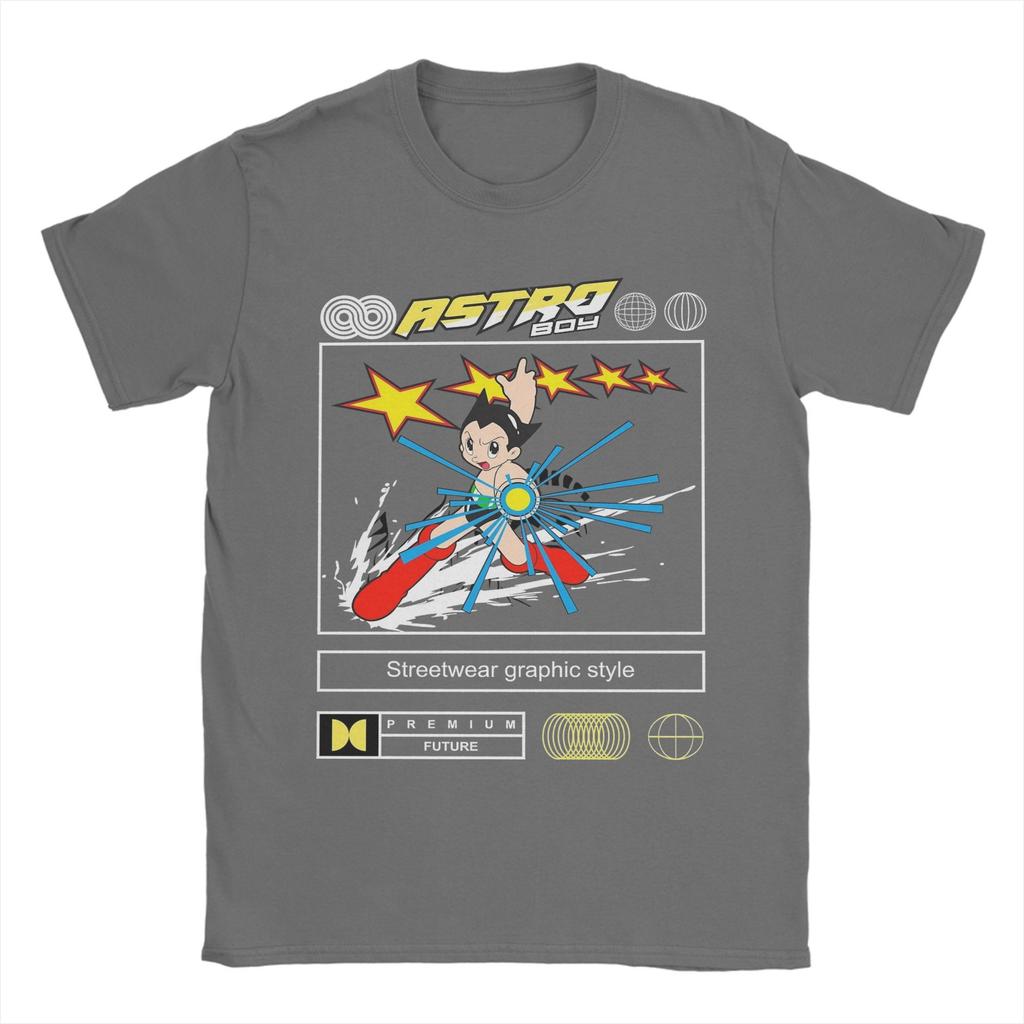 The Iconic Robot Hero Astro Boy T Shirts Men 100% Cotton Funny T-Shirts Crewneck  Tees Short Sleeve Clothing Big Size