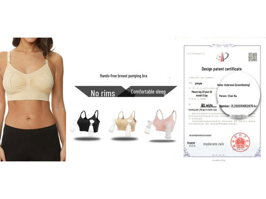 Hands-Free Nursing Bra for Breast Pumping