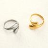 Simple Stainless Steel Adjustable Women's Ring Statement Jewelry for Women Designer Opening Finger Ring Wholesale Dropshipping