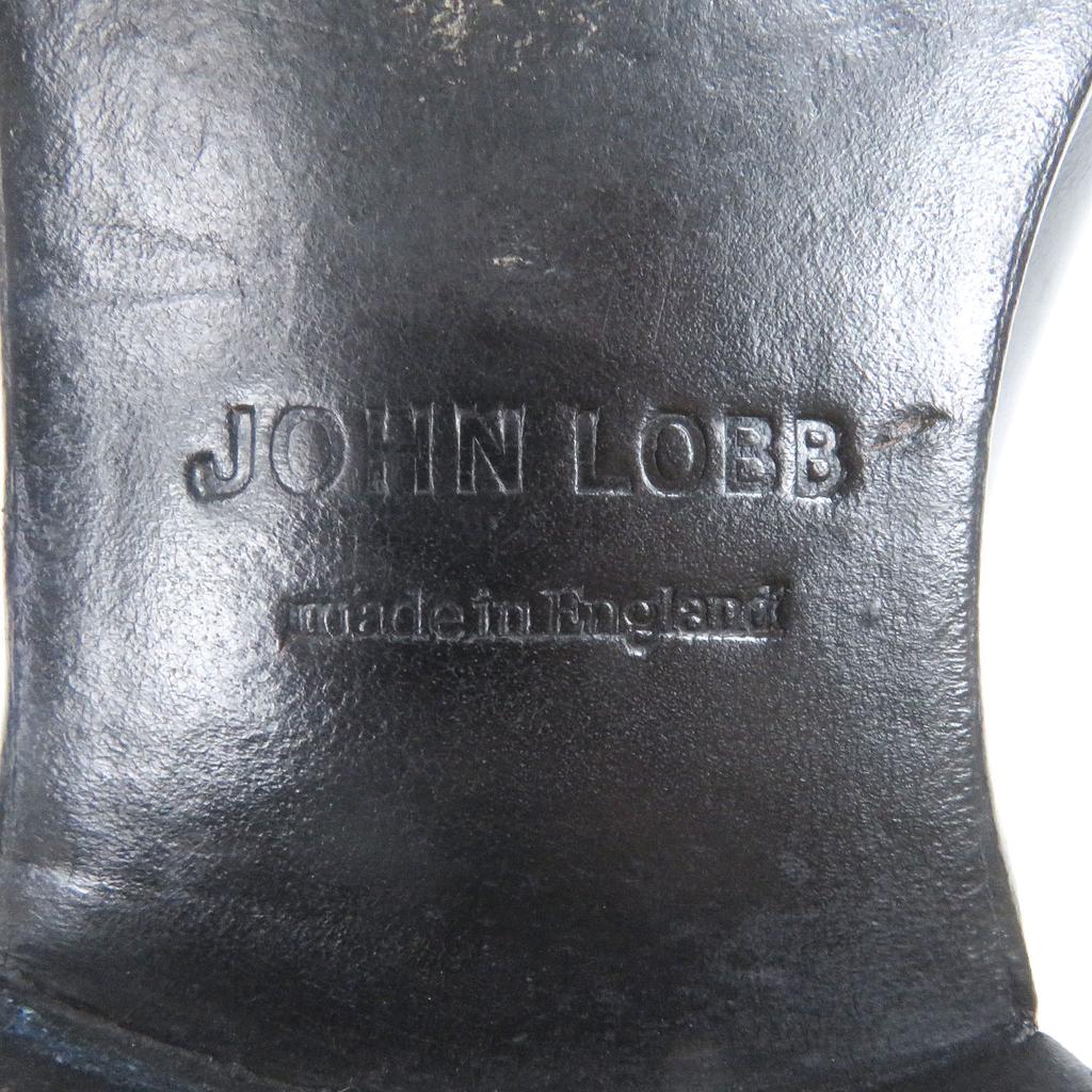 John Lobb Dress Shoes COAST Prestige Line Side Monk 7000 Last Black Leather Mens Used