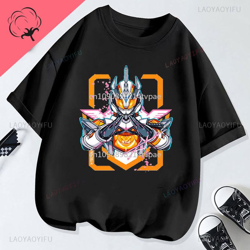 KaUnisex RiderMasked Rider Camiseta Eazan Espada Anime Shirt Personality Cotton New Pattern Printed Tee Cool Cartoon Y2k Clothes