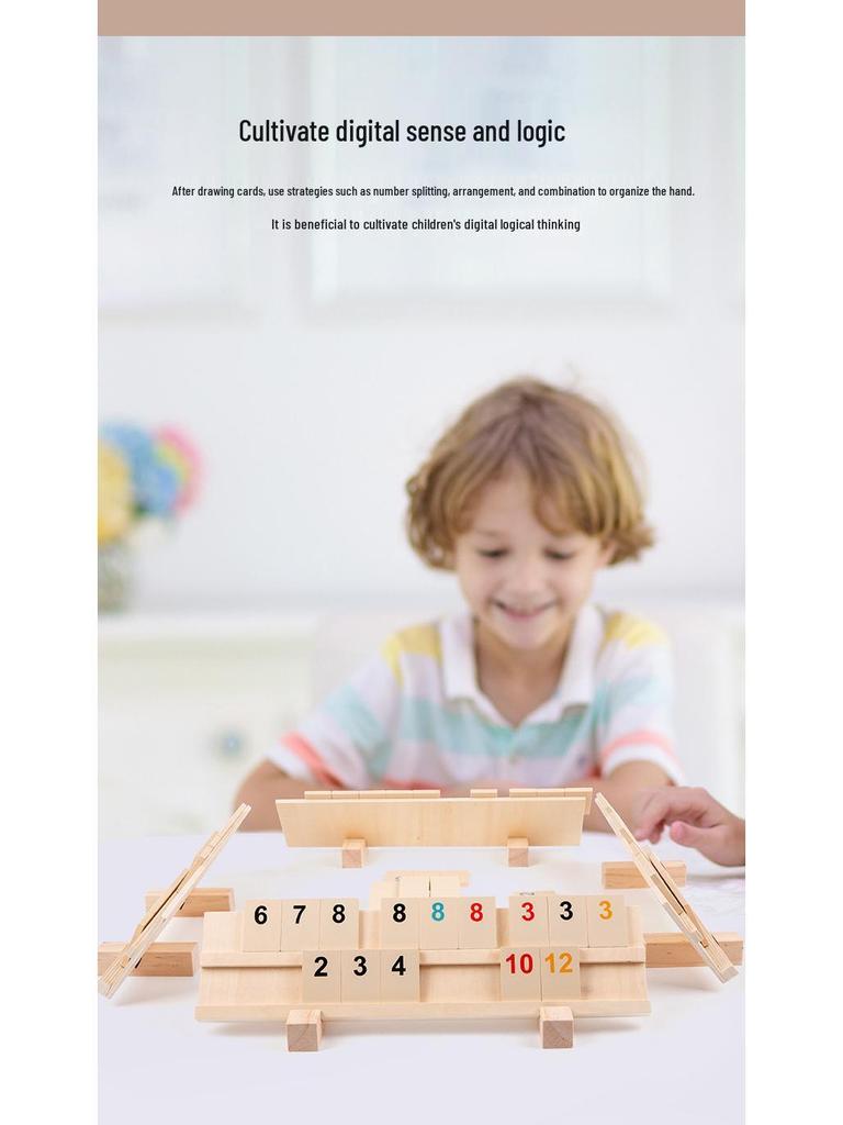 Versatile Israeli Multiplayer Wooden Board Game: Educational Fun for Kids and Parents