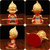Painted Sun Wukong Qitian Dasheng Car Car Crafts Ornament Meditation Wukong Desktop Metal Ornament