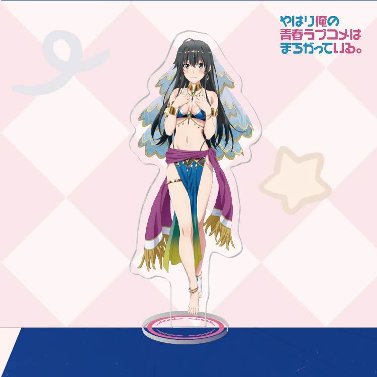 Anime My Youth Romantic Comedy Is Wrong Acrylic Stand Action Figure Toy PVC Desktop Stand Model Toys Gift