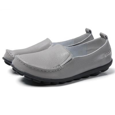 Mocassins pour femmes en cuir véritable, chaussures de mode, chaussures pour femmes, mocassins, chaussures pour femmes à enfiler, chaussures plates souples grande taille, tenis feminino