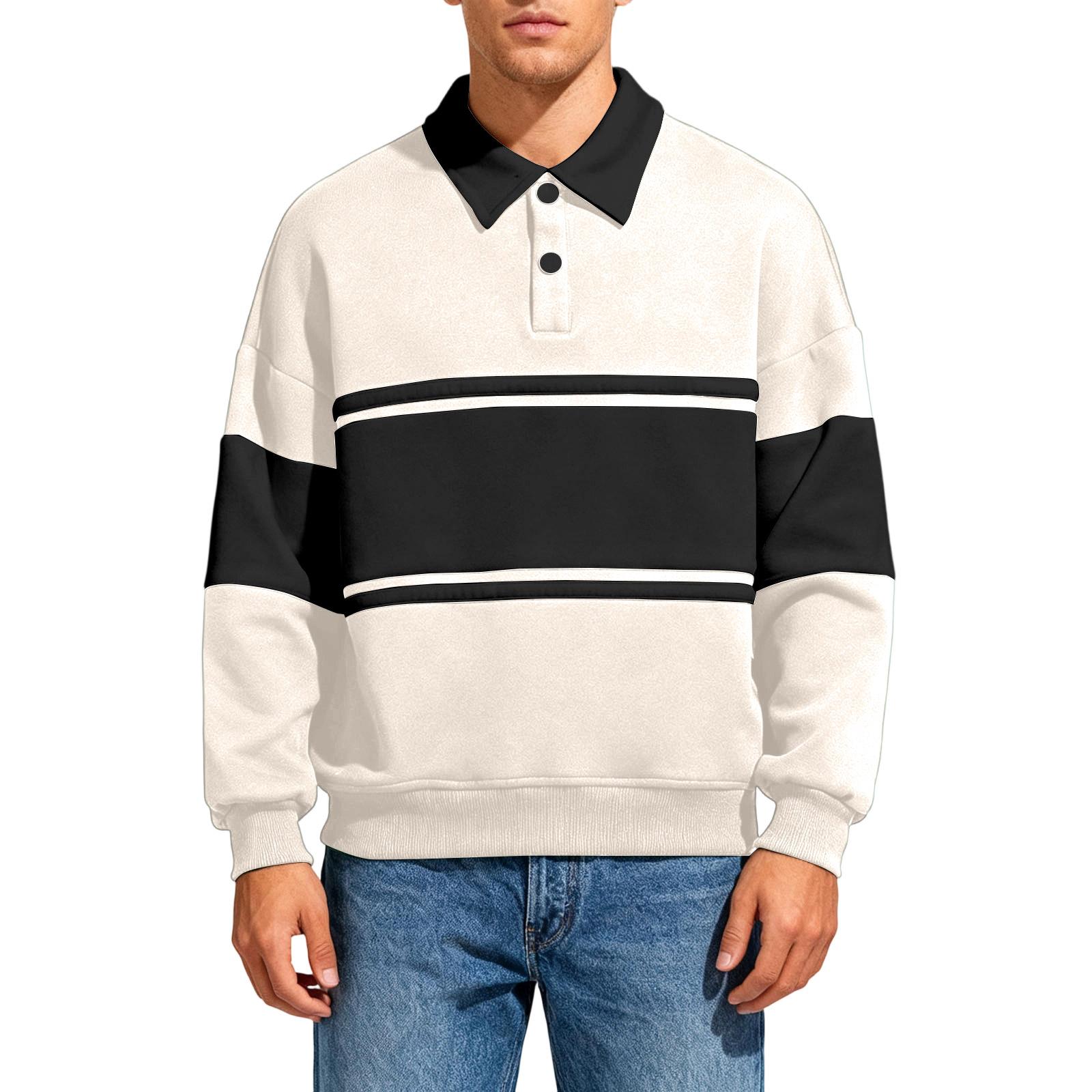 

Мужская толстовка свободного кроя с длинными рукавами и круглым вырезом XL хаки