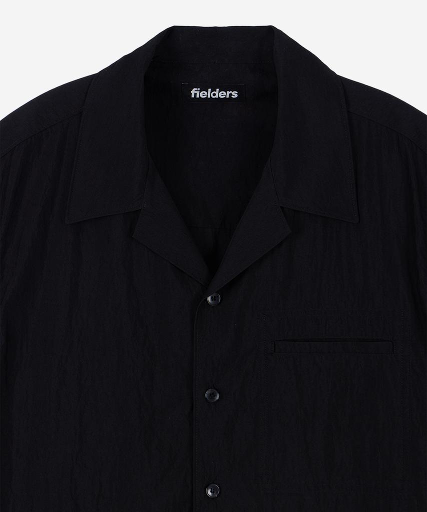 Pildeoseu One Pocket Wrinkle Short Sleeve Shirt Black