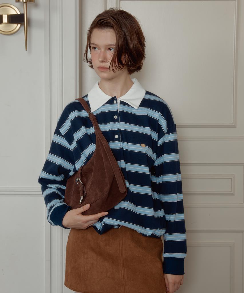 Anoetic Anc Soft Suede Shoulder Bag_Brown