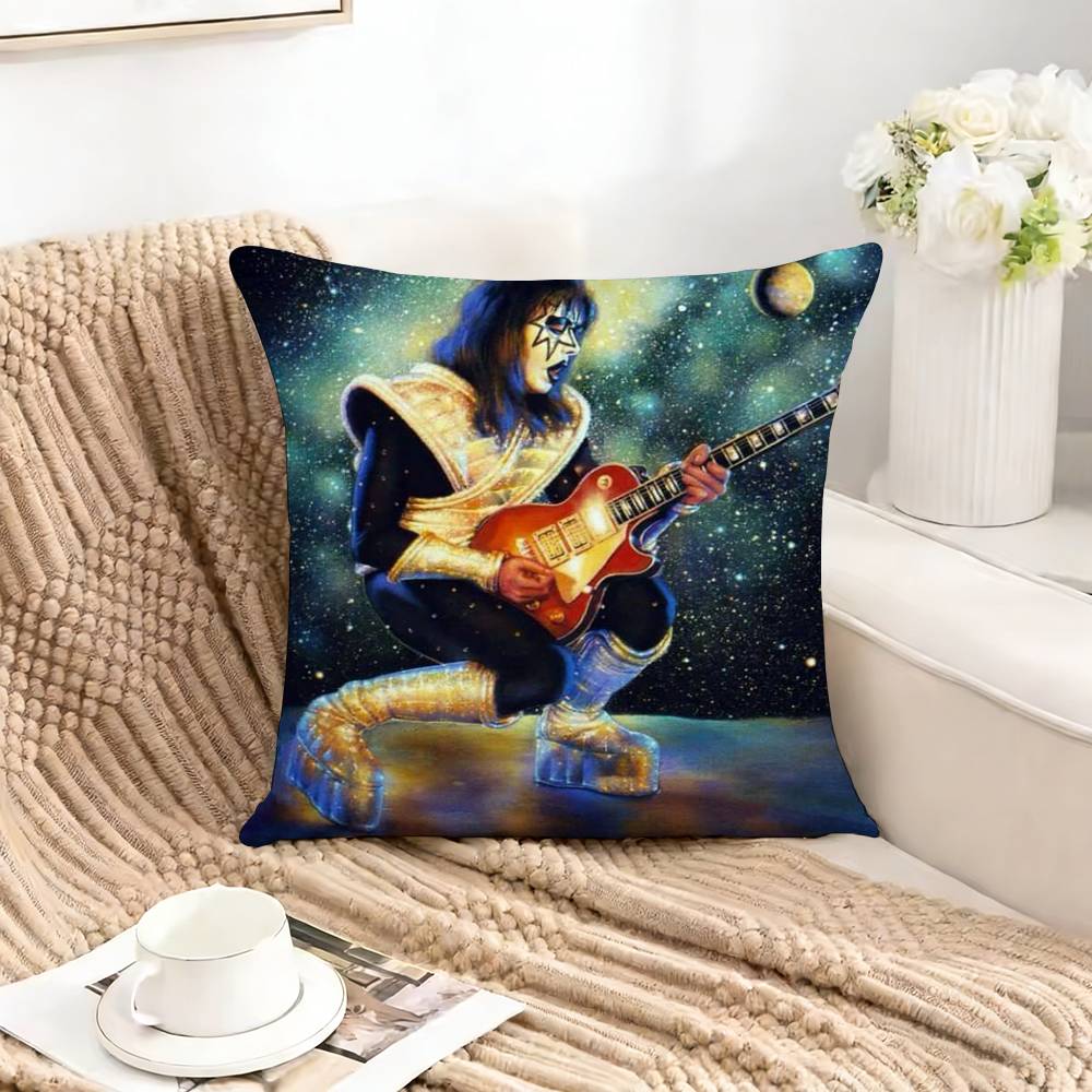 COOL AAce FFrehleyes Quadrat Doppelseitig bedruckter Kissenbezug Schlafzimmer Nachttischkissen Sofakissenbezug