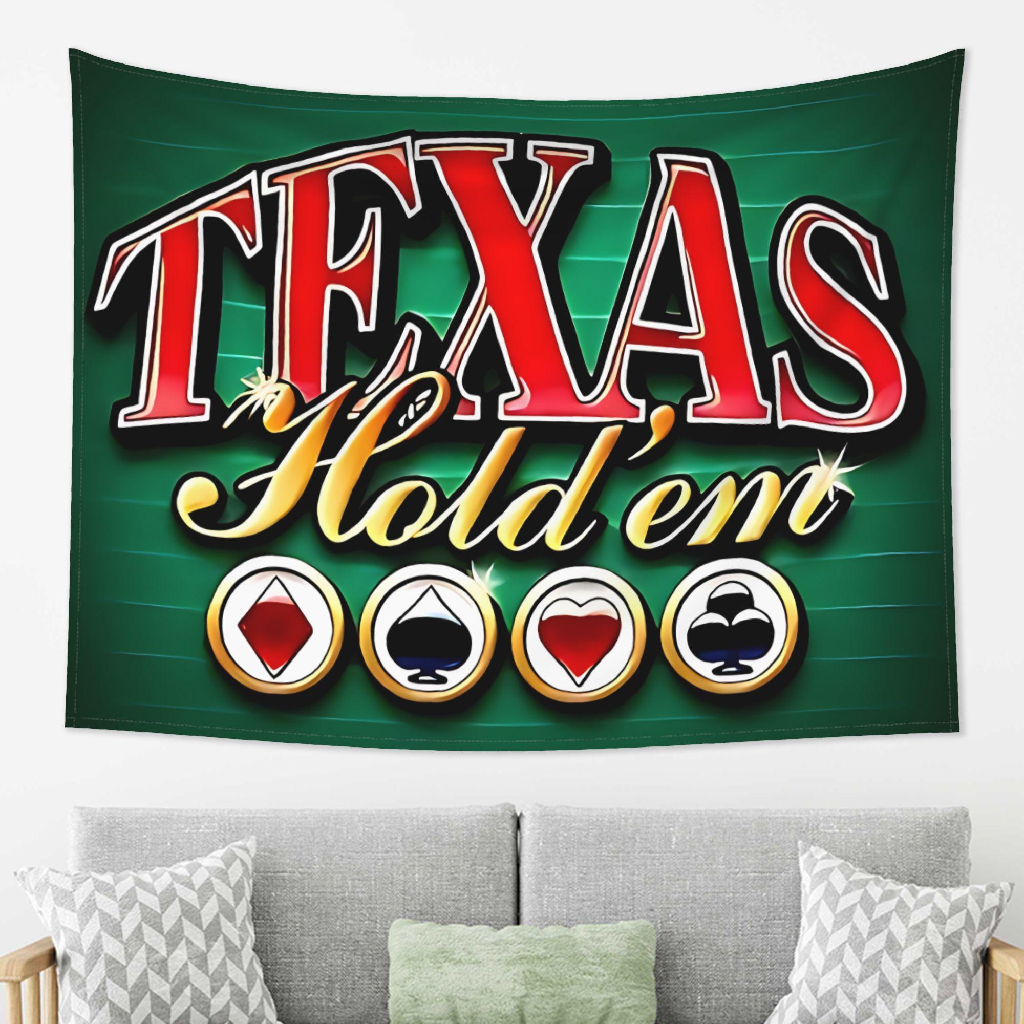 

Вдохновение и креативность для техасского холдема полиэстеристый настенный гобелен подходит для использования в гостиных офисах барах вечеринках 74x94cm(29x37in)