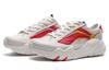 Li Ning Wave Cushioning Slip Resistant Low top Casual Shoes Men's Cloud Mist White Red AGCP309-4