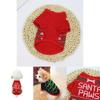 Soft And Warm Christmas Pullover For Dogs And Cats With Fashionable Santa Elf Print