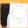 Perlen-Hüftkette für Damen Metallketten-Schmuck Sommer Lässiges Accessoire