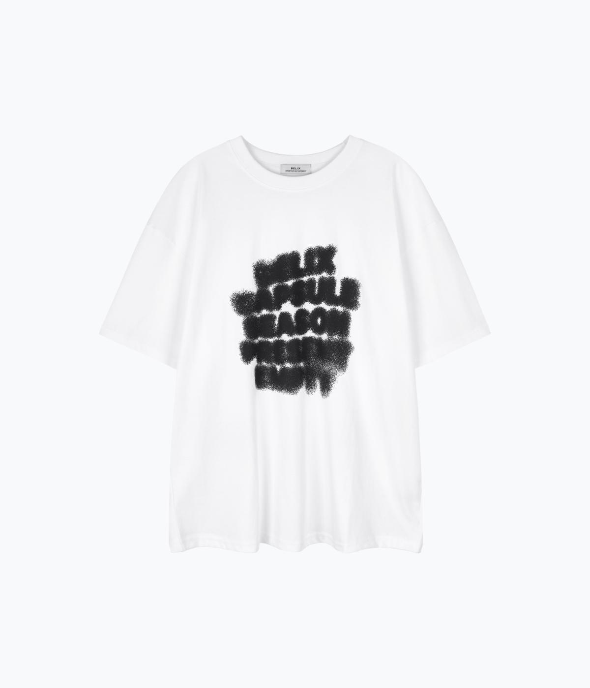 Belix Fade Artwork T-Shirt (White) 1