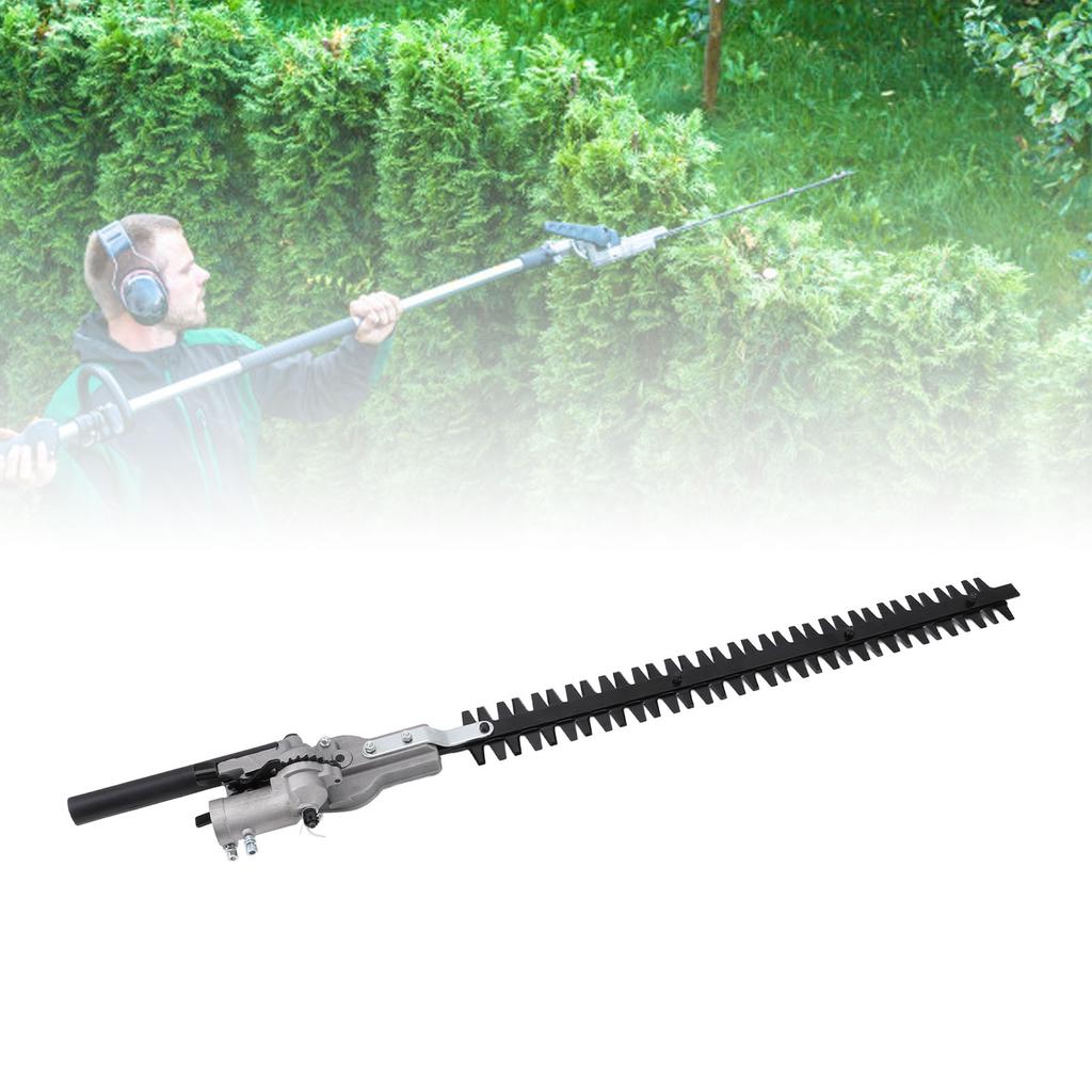 Hedge Trimmer Head 9 Spline High Pole Brush Grass Cutter Harvester Mower For Garden Tools Spare Parts