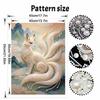 DIY Pearl Diamond Art Painting kits for Adult and Beginners, Majestic Fox Sparkling Painting Craft Home Wall Decor handmade Gift