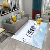 Antarctica Penguin Pattern Carpet Cute Animal Large Carpet for Living Room Bedroom Decor Area Mats Bathroom Non-slip Mat Carpet