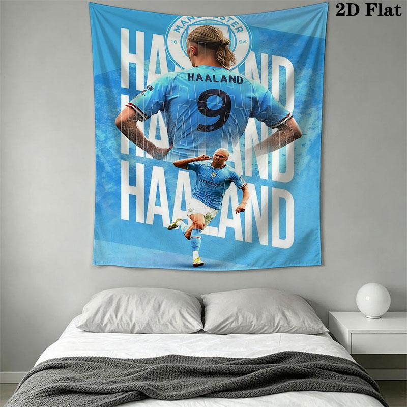 Haaland Wall Hanging Printed Fabric Blanket Decorative Tapestries for Bedroom Living Room Home Decor
