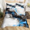Marble Duvet Cover Abstract Art Tie Dye Marble Bedding Set,Watercolor Artwork Comforter Cover Modern Soft Microfiber Quilt Cover