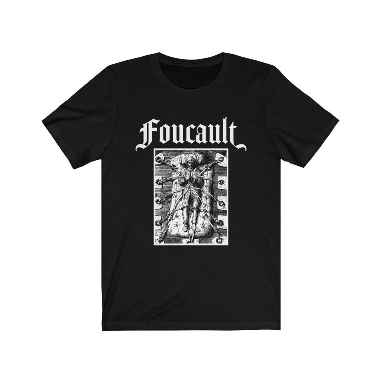 Foucault Damiens Regicide Philosophy T-shirt S
