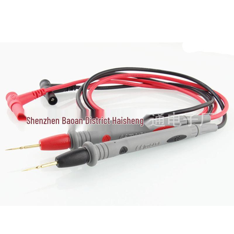 Extra Sharp 20A Test Lead with Digital Display, Fine Tip, and Gold-Plated Copper Needle for Multimeter, 1000V Rated
