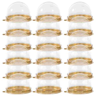 Lot de 50 boîtes à gâteaux, emballage pour pâtisserie, macarons, petites boîtes, pour pâtisserie, cupcakes, portables, dorées, multifonctions