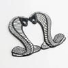 2x Snake Cobra Car Front Grille Emblem Side Fender Badge Rear Trunk Car Stickers  Accessories