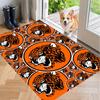 Crystal Velvet Rug with Hull City Design, Soft Non-Slip Floor Mat for Living Room Bedroom Decor