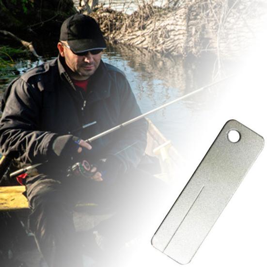 Knife Sharpener Portable Multifunctional Diamond Fishing Hook Whetstone for Outdoor