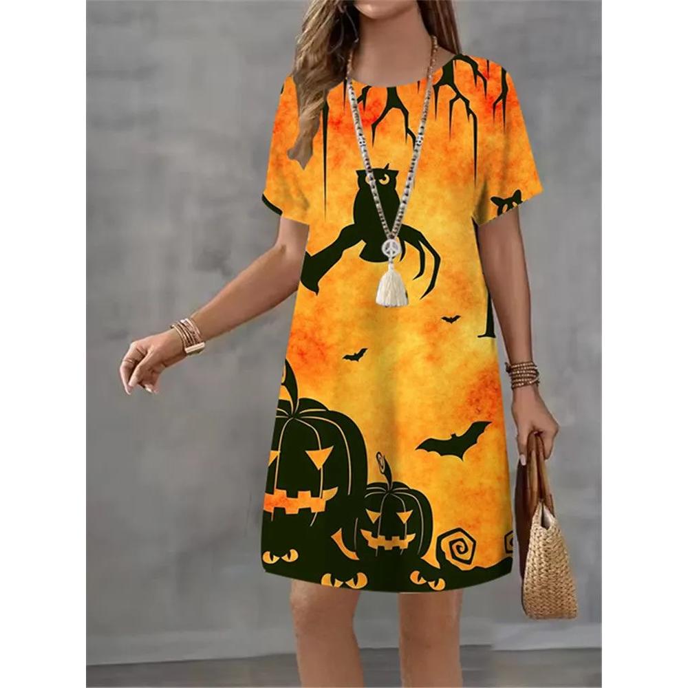 Casual Loose Comfortable T-shirt Dress Fashionable Versatile Casual Dresses 8XL