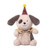 28cm Cute Soft Fluffy Birthday Hat Kawaii Animal Stuffed Dolls Accompany Sleep Toy for Kids Girls Boys Birthday Multicolor Gifts