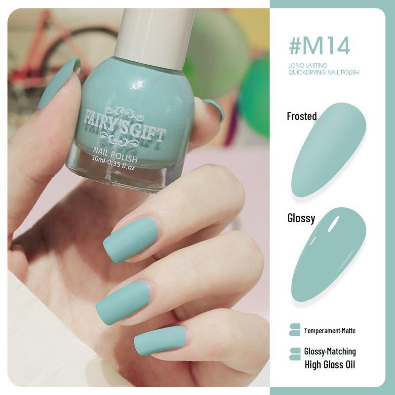 New Matte No-Bake Long-Lasting Peelable Quick-Dry Nail Polish for Nail Art